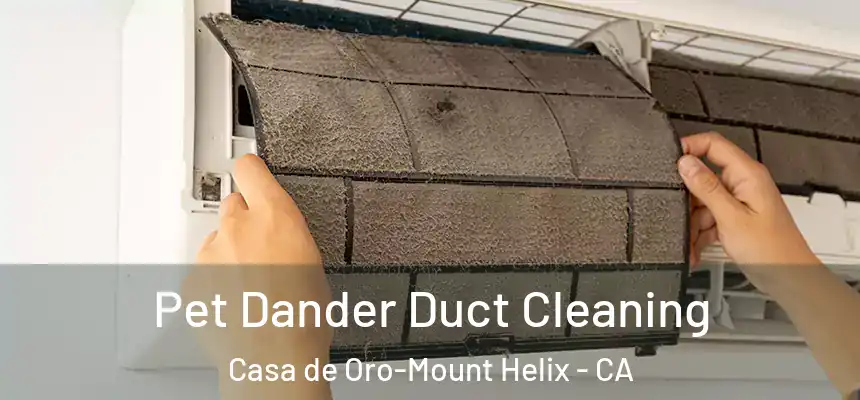  Pet Dander Duct Cleaning Casa de Oro-Mount Helix - CA